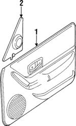 5EH271AZAG - Body: Door Trim Panel for Jeep: Cherokee Image