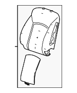 95919161 - Body: Seat Back Pad for Chevrolet: Sonic Image