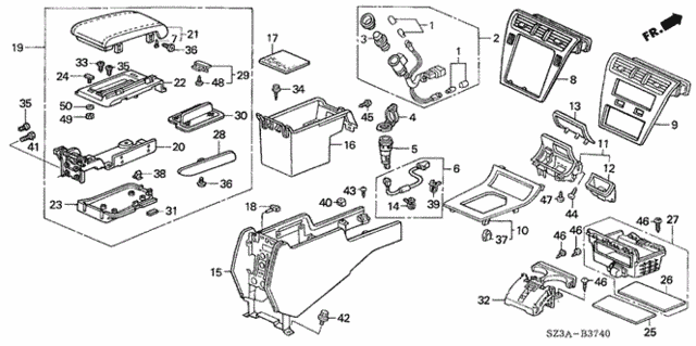 Console for 2004 Acura RL #0