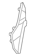 2C5Z7804481AAC - Body: End Panel for Lincoln: Aviator Image