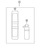 55352852AA - Wheels: Tool Set for Chrysler: 200, 300, Pacifica, PT Cruiser, Sebring, Town &amp; Country, Voyager | Dodge: Avenger, Caliber, Challenger, Charger, Dakota, Dart, Durango, Grand Caravan, Journey, Magnum, Neon, Nitro, Ram 1500, Ram 2500, Ram 3500, Stratus, Viper | Jeep: Cherokee, Commander, Compass, Gladiator, Grand Cherokee, Grand Cherokee L, Liberty, Patriot, Wrangler, Wrangler JK | Ram: 1500, 1500 Classic, 2500, 3500, C/V, Dakota Image