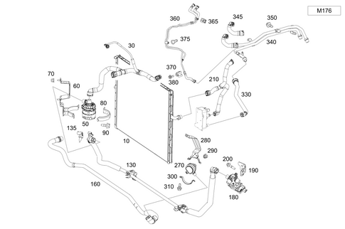 Air Pump, Water Pump and Detachable Body Components for 2024 Mercedes-Benz GLS580 #0