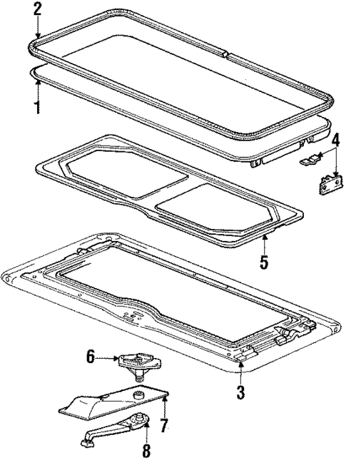 Sunroof for 1986 Audi Coupe #0