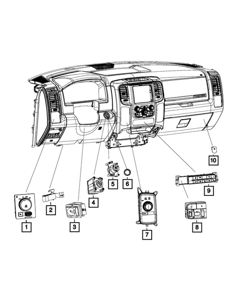 Switches for 2017 Ram 3500 #0