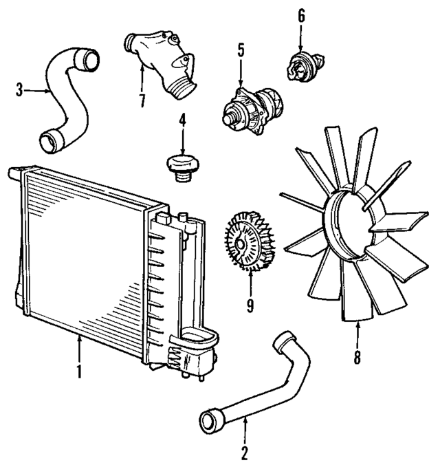 11537511580 - Cooling System: Thermostat for BMW Image