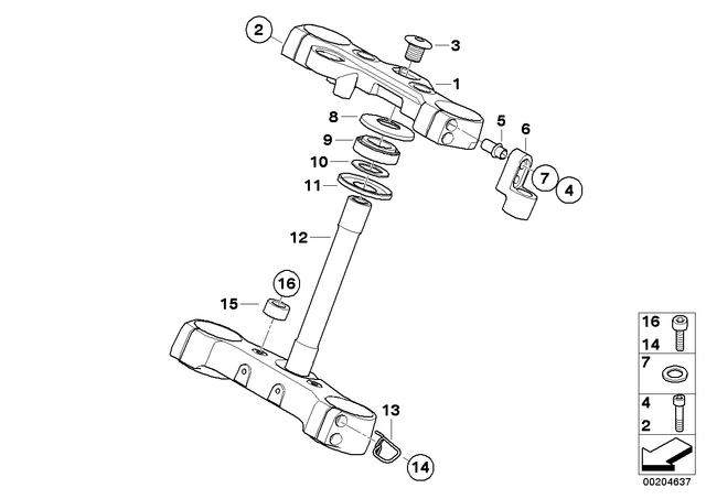 31427707971 - : Bush for BMW-Motorrad Image