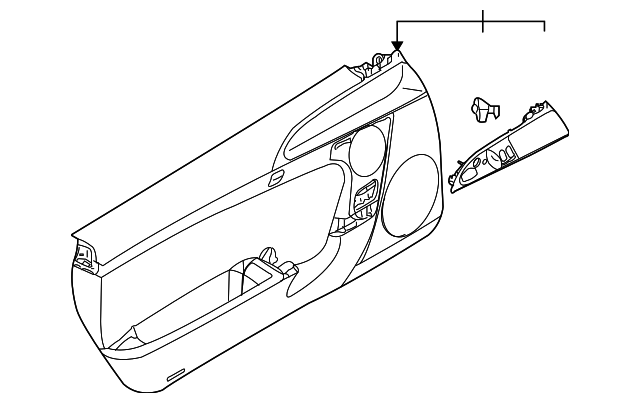 Door Trim Panel - Porsche (997-555-982-49-N12)