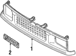 8944738873 - Body: Grille for Isuzu Image