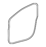 2956970100 - Body: Weather-strip On Body for Mercedes-Benz Image