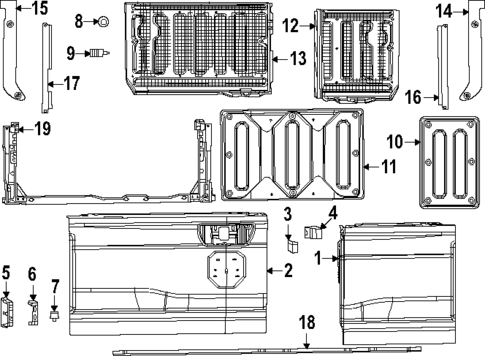 Tail Gate for 2020 Ram 1500 #4