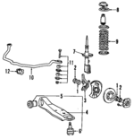MB349416 - Suspension: Front Wheel Bearing for Mitsubishi: Cordia, Mirage, Tredia Image