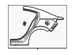 BJY77141X - : Quarter Panel for Mazda Image