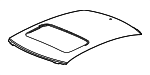62100T20306ZZ - Body: Roof Panel for Honda: Civic Image