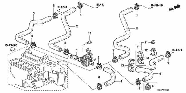 Water Valve for 2007 Honda Accord #0