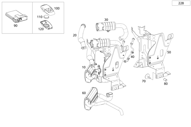 2109950065 - Radiator: Clamp for Mercedes-Benz Image image
