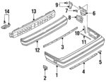 85221D4500 - : Cover Side Bracket for Nissan Image