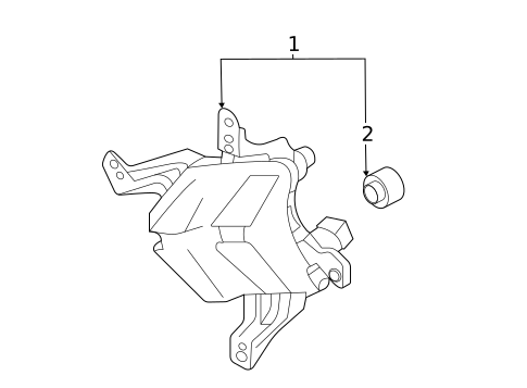 Daytime Running Lamp Components for 2022 Kia Niro #0