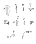 68597761AA - : Fuel Pressure Sensor Jumper for Mopar Image