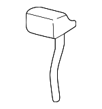 1J0885644EU71 - Body: Release Rod for Volkswagen: Golf, Jetta Image