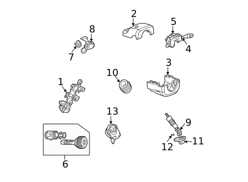 Ignition Lock for 2009 Chrysler PT Cruiser #0