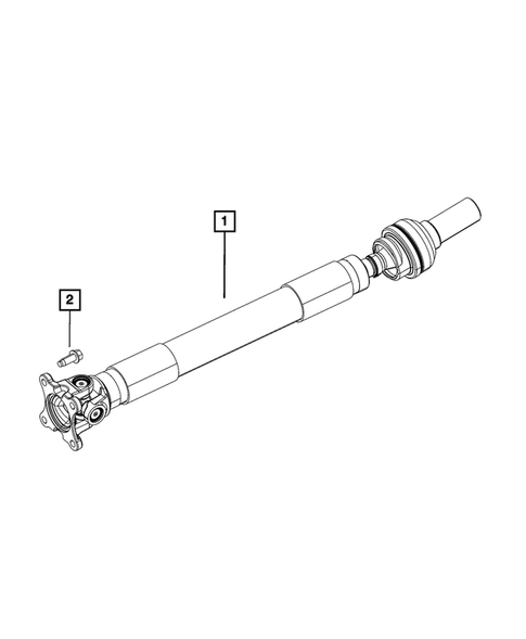 Drive Shaft for 2023 Ram 1500 Classic #2