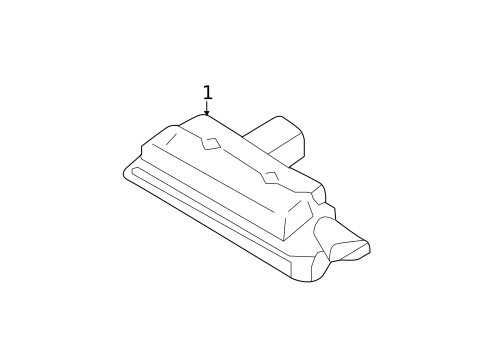 License Lamps for 2021 Ford Mustang #0