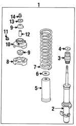 5862031740 - : Mount Base for Isuzu Image