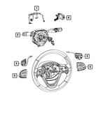 68222847AC - Electrical: Steering Wheel Wiring for Mopar Image image