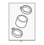 13717575402 - Cooling System: Air Hose for BMW: 550i, 550i GT, 550i GT xDrive, 550i xDrive, 650i, 650i Gran Coupe, 650i xDrive, 650i xDrive Gran Coupe, 750i, 750i xDrive, 750Li, 750Li xDrive, M6, M6 Gran Coupe, X5, X6 Image