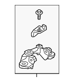 KD473908YF - Engine: Rear Bracket for Mazda: 3, 6, CX-5 Image