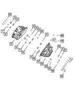 68033424AA - 6 SPEED MANUAL GETRAG DMT6: Hex Flange Head Screw for Mopar Image