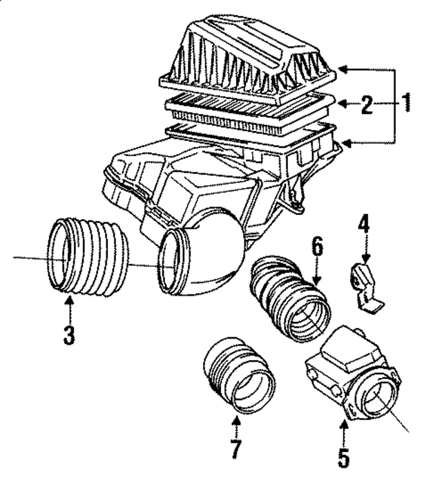 13711729992 - Engine: Air Duct for BMW Image