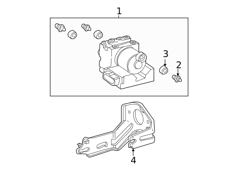 ABS Components for 2003 Toyota Sienna #0