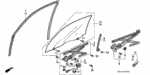 90011896000 - Body/Air Conditioning: BOLT, FLANGE (6X8) for Honda Image