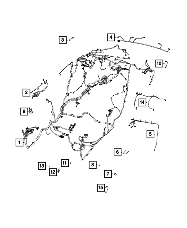 68336788AC - Electrical: Body Wiring for Mopar Image image