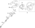 56310B2110 - Steering: Steering Column for Kia: Soul Image