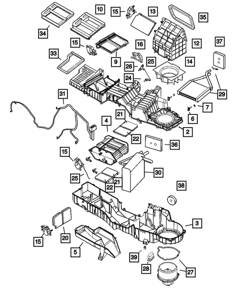 Air Conditioner and Heater Units for 2007 Dodge Ram 3500 #5