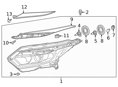 Bulbs - Chassis for 2019 Honda HR-V #0