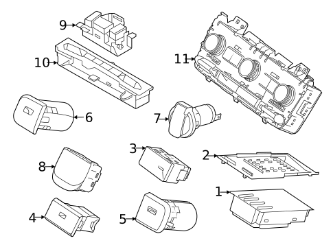 Automatic Temperature Controls for 2023 Kia Carnival #2
