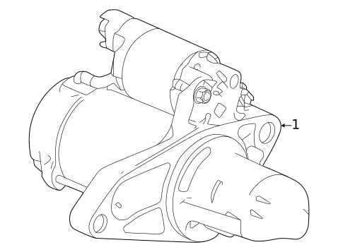 Starter & Related Components for 2023 Acura MDX #0
