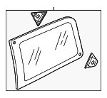 YS4Z7429710AA - Body: Quarter Glass for Ford Image