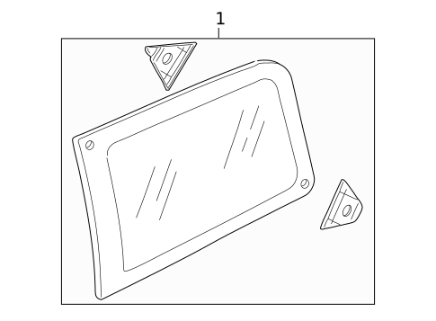Glass & Hardware for 2003 Ford Focus #0