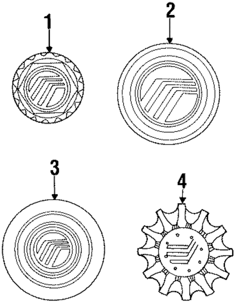Caps & Covers for 1994 Mercury Grand Marquis #0
