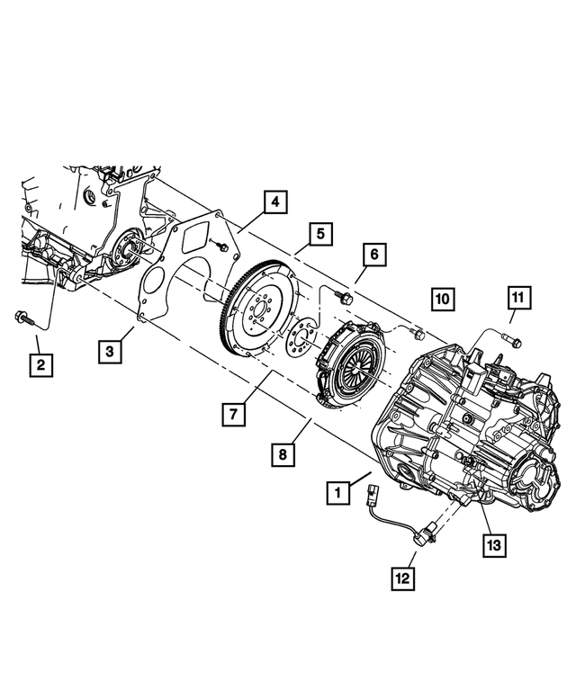 RL274888AD - Getrag Manual Transaxle 5 Speed: Transmission for Mopar Image