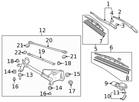 Wipers for 2011 Acura TL #0