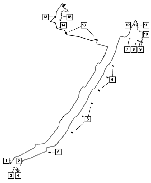 Hydraulic Control Unit, Brake Tubes and Hoses for 2011 Jeep Wrangler #3