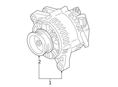 Alternator for 2020 Toyota Tacoma #1