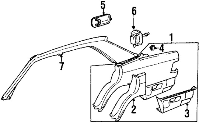 1298002075 - Body: Actuator for Mercedes-Benz Image