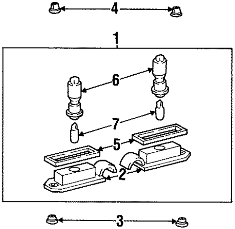 License Lamps for 1999 Toyota Avalon #0