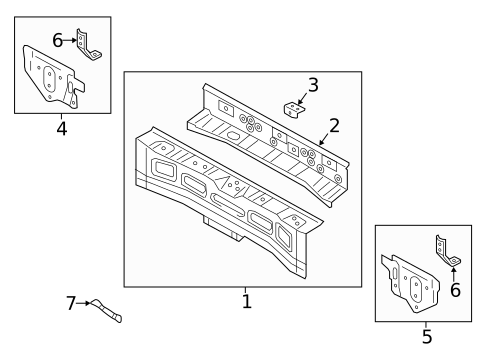 Rear Body for 2021 Mitsubishi Outlander PHEV #0